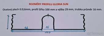 Gloria Sun - prfil stropní vytápění - 2
