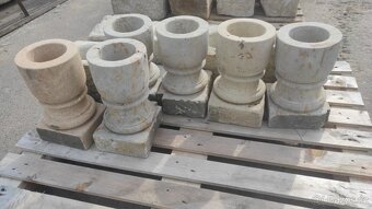 Kamenná váza, pískovcová váza, kalich, koryto, 20 ks - 2