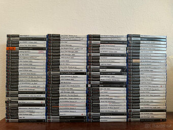 PLAYSTATION 2 SLIM PS2 + 112 ORIGINÁL HER + PAMĚŤOVKY - 2