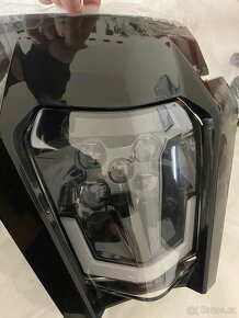 KTM EXC maska + LED světlo, nové s homologací - 2