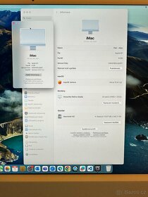 Apple iMac 24" 4,5K Retina M1 /8GB/256GB/8-core GPU, modrý - 2
