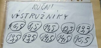Ruční výstružníky Ø 6.5-16.5mm - 2