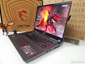 17" 240HZ MSI VECTOR i9-13980HX,32GB RAM,RTX 4080 12GB 175W - 2