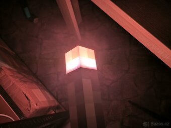 Minecraft svítilna plus knížky - 2