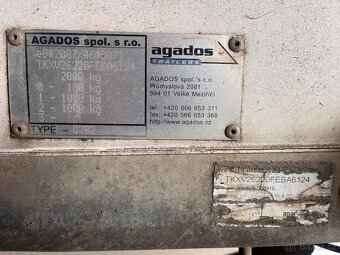 Skříňový přívěs AGADOS VZ 26 - 2
