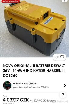 Baterie DeWALT 144 Ah - 2