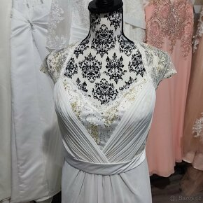 Boho svatební šaty 42/44 - 2
