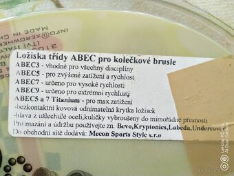 Ložiska ABEC 7 pro kolečkové brusle - 2