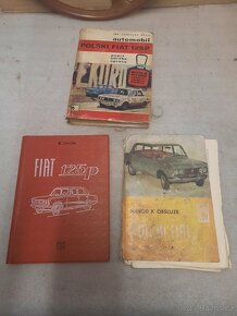 Prodám návody Fiat 125p,prospekt Renault, tab.Porsche - 2
