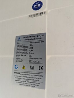 Fotovoltaický panel 400 W Leapton - černý rám - pouze 2 ks - 2