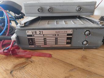 Radiostanice Tesla VR21 168 MHz + Duplex 2S79-722/A - 2
