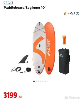 Nový paddleboard Crivit Beginner 10' - záruka 3 roky - 2