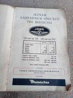 Jawa-ČZ 351/125, 352/150 půlbuben Seznam ND v barevném p - 2