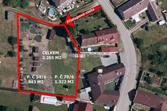 PRODEJ STAVEBNÍCH POZEMKÚ 2.265 M2, OBEC PRACEJOVICE, OKRES - 2