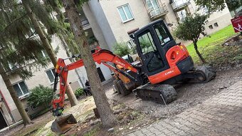Prenajmem minibager Kubota U48-4 - 2