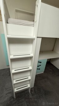 Dětská patrová postel Smastad s psacím stolem - 2