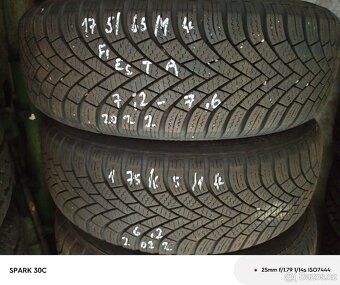 ZIMNÍ KOLA FORD FIESTA  175/65/14 PLECHOVÉ - 2