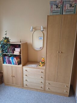 Stěna světle hnědá 4 kusy - 2