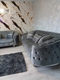 Prodám novou Luxusní sedací soupravou 3+3+1 - 2