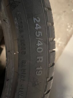 Pneumatiky runflat continental 245/40 R19 TS830P - Zimní. - 2