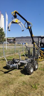 Vyvážečka dřeva, vyvážecí vlek na dřevo ,1,5 tuny - 2