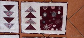 Vánoční prostírání patchwork - 2