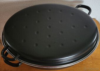 Smaltovaný dvoudílný pekáč - 2