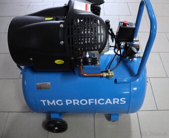 Vzduchový dvoupístový kompresor 100L,“V“ - 2