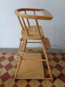 Retro jídelní židlička k renovaci - 2