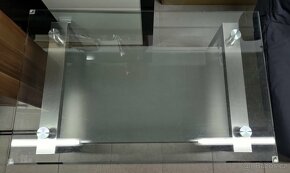 Prodám skleněný konferenční stolek, cena 590Kč - 2