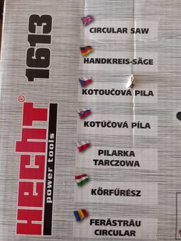 Elektrická kotoučová pila Nová - HECHT Sleva - 2