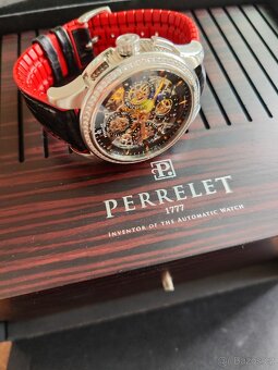 Luxusní hodinky PERRELET chronograf dual time - 2