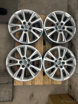Originál alu kola Škoda Zenith 5x112 R18 et51 - 2