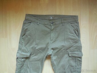 pánské Smog sv.hnědé kalhoty kapsáče joggers 36/30 M-L p.92c - 2
