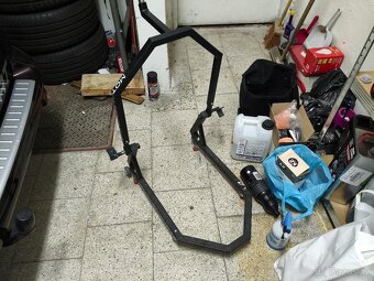 Set předního a zadního motostojanu včetně adaptéru do krku - 2