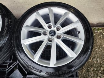 Alu sada =5x112 =orig. ŠKODA= s pneu= 225/45 R17 - 2