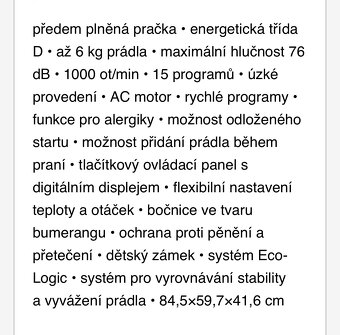Plně funkční pračka - 2