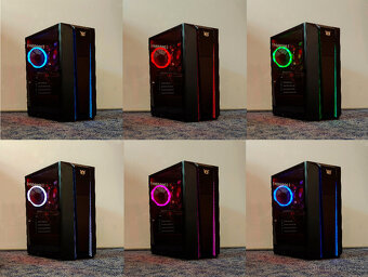 Herní PC | Ryzen 5 3600 | RX 5700-XT | 16GB ARGB | m.2 NVME - 2