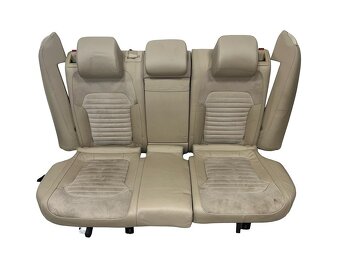 Sedačky světle béžová kůže alcantara VW Passat B7 kombi 2011 - 2