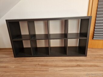 IKEA KALLAX knihovna/regál černohnědá - 2