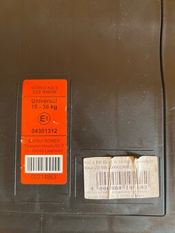 Romer Britax 15-36 - 2