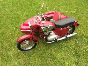 Jawa 350 se sajdou Velorex 560 - 2