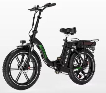 Skládací Elektrické kolo 500 W Dvě baterie 24 Ah Moped - 2