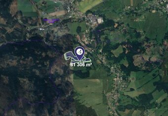 Prodej podílu 1/2 louky 40 653 m², Mikulášovice - 2