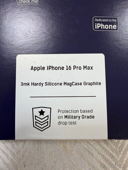 Ochranný kryt MagCase iPhone 16 Pro Max | grafitový - 2