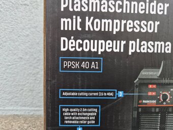 Plazmová řezačka s integrovaným kompresorem Parkside PPSK 40 - 2