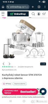 Kuchyňský robot sencor - 2