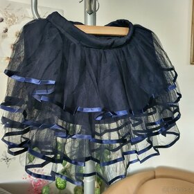 Dětská tutu sukně modrá - 2