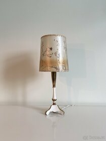 Vintážní celomosazná stolní lampa z Nemecka - 2