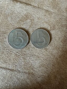 Mince 5kčs (2 ks) - pozůstalost - 2